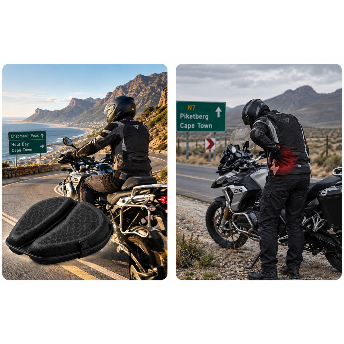 100% Gel Rider Cushion for South African Roads